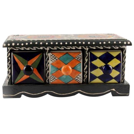 Spice Box-1427 Masala Rack Container Gift Item